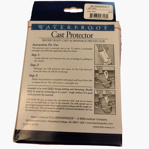 Cast Protector Full Arm Adult Waterproof Bandage Reusable Bathing - Picture 4 of 5